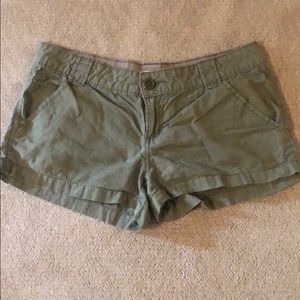 Hunter green shorts